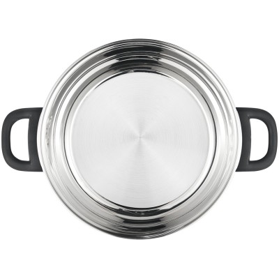 Каструля BRAVO CHEF L"Appetit 22 см (3.8 л) з бакелітовими ручками (BC-2003-22) Каструля BRAVO CHEF L"Appetit 22 см (3.8 л) з бакелітовими ручками (BC-2003-22)