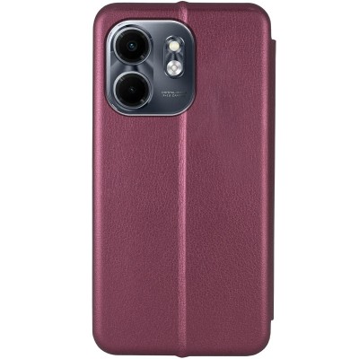 Шкіряний чохол (книжка) Classy для Infinix Smart 9 4G / Hot 50i Бордовий Шкіряний чохол (книжка) Classy для Infinix Smart 9 4G / Hot 50i Бордовий