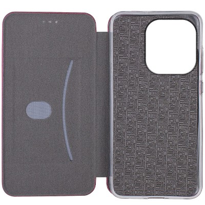 Шкіряний чохол (книжка) Classy для Infinix Smart 9 4G / Hot 50i Бордовий Шкіряний чохол (книжка) Classy для Infinix Smart 9 4G / Hot 50i Бордовий