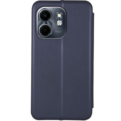Шкіряний чохол (книжка) Classy для Infinix Smart 9 4G / Hot 50i Темно-синій Шкіряний чохол (книжка) Classy для Infinix Smart 9 4G / Hot 50i Темно-синій