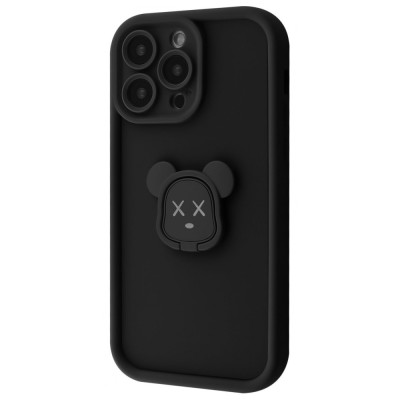 Чохол Pretty Case iPhone 15 Pro Max bear/black