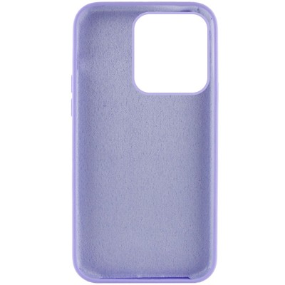 Чохол Silicone Case Full Protective (AA) NO LOGO для Apple iPhone 14 Pro Max (6.7") Бузковий / Dasheen
