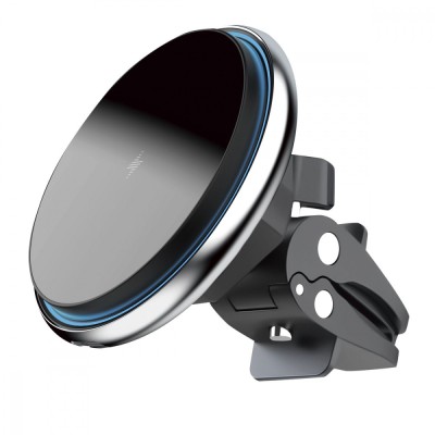 Автомобільний тримач З бездротовою зарядкою Proove Magic Circle 15W (WHMC15020006) Silver