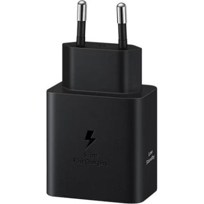 Зарядний Пристрій Samsung 45W Compact Power Adapter (w C to C Cable) EP-T4511XBEGEU / Чорна Зарядний Пристрій Samsung 45W Compact Power Adapter (w C to C Cable) EP-T4511XBEGEU / Чорна
