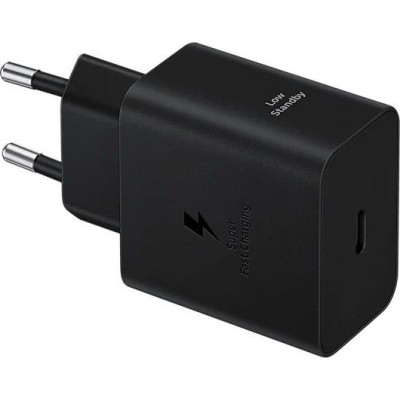 Зарядний Пристрій Samsung 45W Compact Power Adapter (w C to C Cable) EP-T4511XBEGEU / Чорна Зарядний Пристрій Samsung 45W Compact Power Adapter (w C to C Cable) EP-T4511XBEGEU / Чорна
