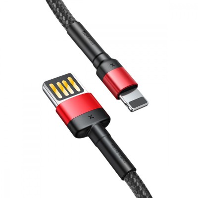 Кабель Baseus Cafule Lightning 1.5A 2м (CALKLF-HG1) GreyBlack