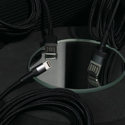 Кабель Baseus Cafule Lightning 1.5A 2м (CALKLF-HG1) GreyBlack