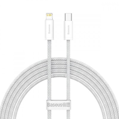 Кабель Baseus Dynamic Series Fast Charging Type-C To IP PD 20W (2m) (CALD000102) White
