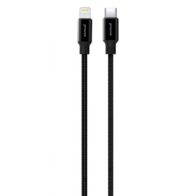Кабель Proove Light Weft Type-C to Lightning 27W (1m) (CCLW27002101) Black Кабель Proove Light Weft Type-C to Lightning 27W (1m) (CCLW27002101) Black