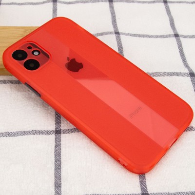Чехол TPU Glossy Line Full Camera для Apple iPhone 12 (6.1") Красный Чехол TPU Glossy Line Full Camera для Apple iPhone 12 (6.1") Красный