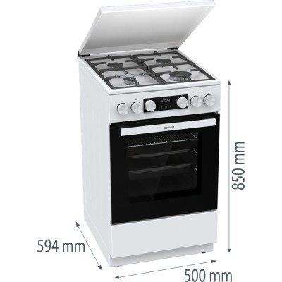 Плита комбінована GORENJE GK5C42WF-B Плита комбінована GORENJE GK5C42WF-B