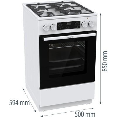 Плита комбінована GORENJE GKS5C73WF (FM514D-FPD4B) Плита комбінована GORENJE GKS5C73WF (FM514D-FPD4B)