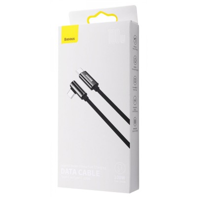 Кабель Baseus Legend Series Elbow Fast Charging Type-C to Type-C 100W (1m) (CATCS-01) black