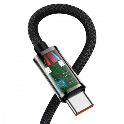 Кабель Baseus Legend Series Elbow Fast Charging Type-C to Type-C 100W (1m) (CATCS-01) black