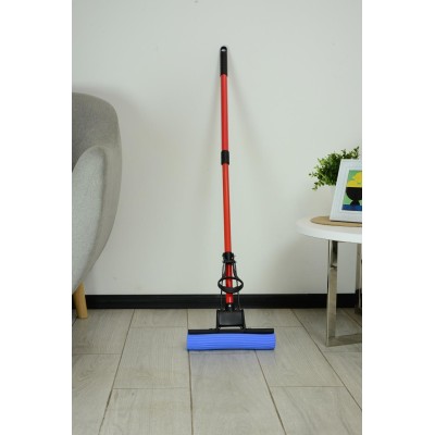 Швабра IDEA HOME DS-1311 Blue-Red телескоп. один. віджм. 110 см (DS-1311 Single roller Blue-Red)