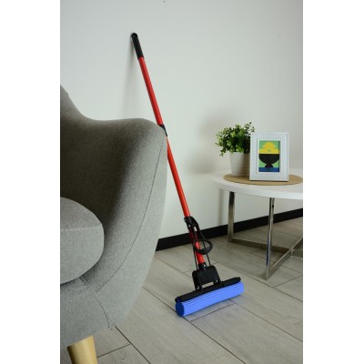 Швабра IDEA HOME DS-1311 Blue-Red телескоп. один. віджм. 110 см (DS-1311 Single roller Blue-Red)