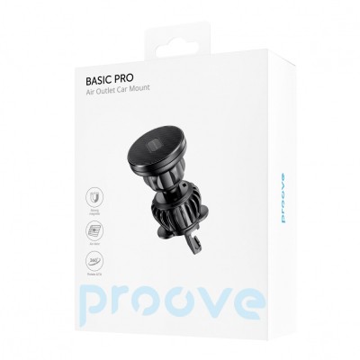 Автомобільний тримач Proove Basic Pro Air Outlet Car Mount (CHBP00000001) Black