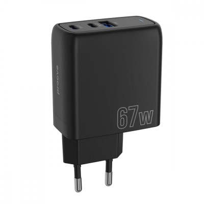Зарядний Пристрій Proove Shot GaN 67W (2Type-C + USB) (WCSG67120002) White