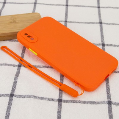 Чехол TPU Square Full Camera для Apple iPhone XS Max (6.5") Оранжевый Чехол TPU Square Full Camera для Apple iPhone XS Max (6.5") Оранжевый