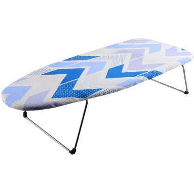 Прасувальна дошка EGE TABLE TOP 74*30 см Blue Zig Zag (18360 Blue ZigZag) Прасувальна дошка EGE TABLE TOP 74*30 см Blue Zig Zag (18360 Blue ZigZag)