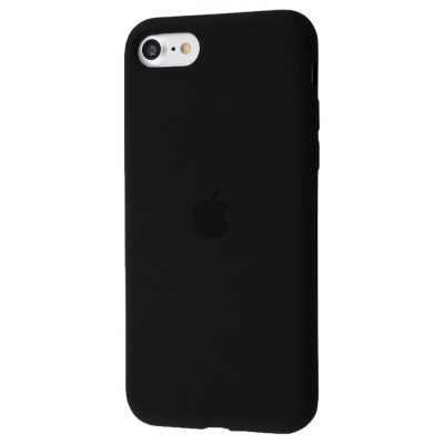 Чохол Silicone Case Full iPhone 7/8/SE 2 black