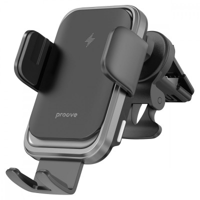 Автомобільний тримач З бездротовою зарядкою Proove Nitro Charge 15W (WHNC15002001) Black