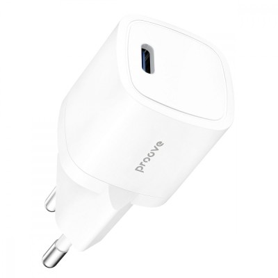 Зарядний Пристрій Proove Silicone Power 20W (Type-C) (WCSP20010002) White Зарядний Пристрій Proove Silicone Power 20W (Type-C) (WCSP20010002) White