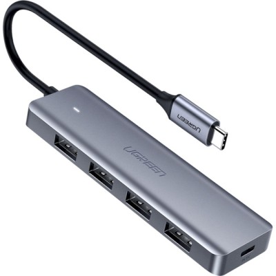 USB-хаб UGREEN CM219 4-in-1 USB Type-C To 4xUSB 3.0 HUB Space Gray (70336) USB-хаб UGREEN CM219 4-in-1 USB Type-C To 4xUSB 3.0 HUB Space Gray (70336)