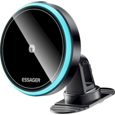 Автомобільний тримач ESSAGER Element magnetic wireless charging car bracket outlet + paste model (EZJCX-YS01-Z) Автомобільний тримач ESSAGER Element magnetic wireless charging car bracket outlet + paste model (EZJCX-YS01-Z)