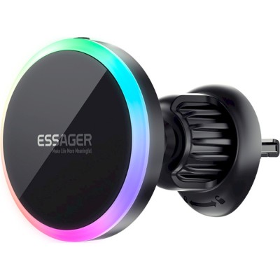 Автомобільний тримач ESSAGER Neon magnetic wireless charger car bracket beak hook + paste (EZJCX-NH01-Z) Автомобільний тримач ESSAGER Neon magnetic wireless charger car bracket beak hook + paste (EZJCX-NH01-Z)