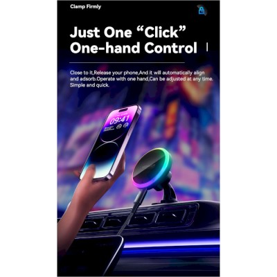 Автомобільний тримач ESSAGER Neon magnetic wireless charger car bracket beak hook + paste (EZJCX-NH01-Z) Автомобільний тримач ESSAGER Neon magnetic wireless charger car bracket beak hook + paste (EZJCX-NH01-Z)