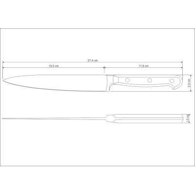 Ніж TRAMONTINA CENTURY поварський6" (24010/106) Ніж TRAMONTINA CENTURY поварський6" (24010/106)
