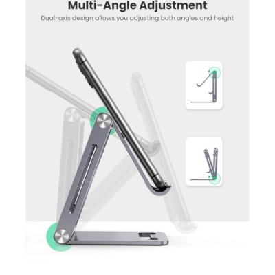 Тримач Для телефона UGREEN LP263 Phone Holder With Roller (80708) White Тримач Для телефона UGREEN LP263 Phone Holder With Roller (80708) White