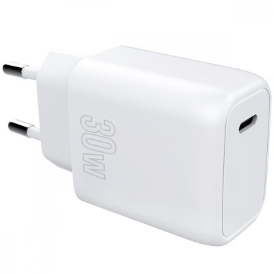 Зарядний Пристрій Proove Silicone Power 30W (Type-C) + Кабель Type-C to Type-C (WCSP30022202) White