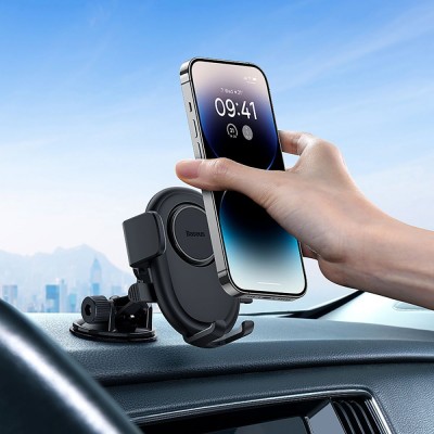 Автомобільний тримач Baseus UltraControl Lite Series Car Holder (C40351700111-00) black