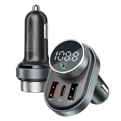 АЗП Proove FM Launcher Sound Link 30W (PD+QC3.0) Type-C+USB (FMSL30110001) Black