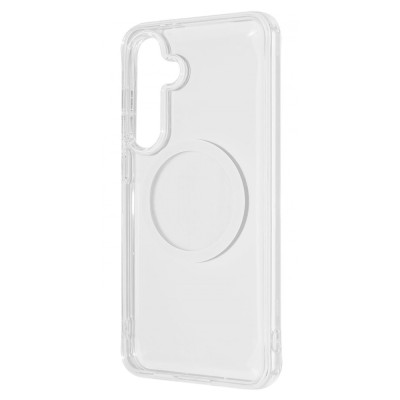 Чохол WAVE Clear Case (PC+TPU) with Magnetic Ring Samsung Galaxy S24 FE clear
