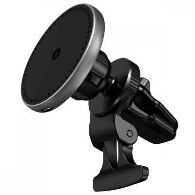 Автомобільний тримач З бездротовою зарядкою Proove UFO 15W (WHUF15020001) Black