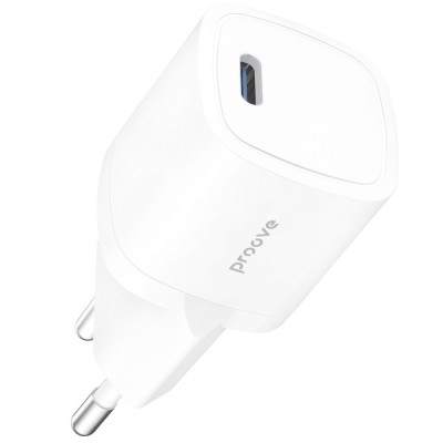 Зарядний Пристрій Proove Silicone Power 20W (Type-C) + Кабель Type-C to Lightning (WCSP20020102) White