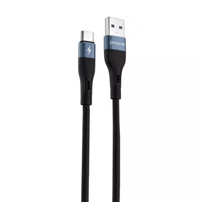 Кабель Proove Light Silicone Type-C 2.4A (1m) (CCLC20001201) Black Кабель Proove Light Silicone Type-C 2.4A (1m) (CCLC20001201) Black