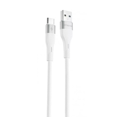 Кабель Proove Light Silicone Type-C 2.4A (1m) (CCLC20001202) White