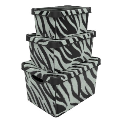 Коробка QUTU STYLE BOX з/кр. ZEBRA 5л. (STYLE BOX з/кр. ZEBRA 5л.) Коробка QUTU STYLE BOX з/кр. ZEBRA 5л. (STYLE BOX з/кр. ZEBRA 5л.)