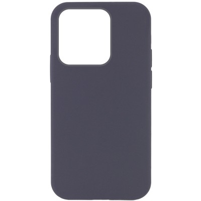 Чохол Silicone Case Full Protective (AA) NO LOGO для Apple iPhone 15 Pro (6.1") Сірий / Dark Gray Чохол Silicone Case Full Protective (AA) NO LOGO для Apple iPhone 15 Pro (6.1") Сірий / Dark Gray