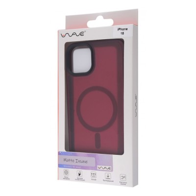 Чохол WAVE Matte Insane Case with Magnetic Ring iPhone 15 midnight blue
