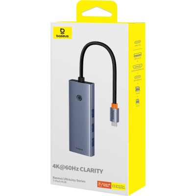 USB-хаб Baseus UltraJoy Series7-Port HUB Docking Station (B00052803811-00) USB-хаб Baseus UltraJoy Series7-Port HUB Docking Station (B00052803811-00)