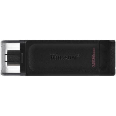 Флеш-накопичувач USB3.2 128GB Type-C Kingston DataTraveler 70 Black (DT70/128GB)