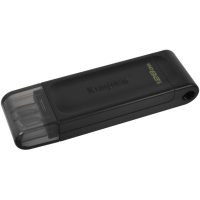 Флеш-накопичувач USB3.2 128GB Type-C Kingston DataTraveler 70 Black (DT70/128GB)