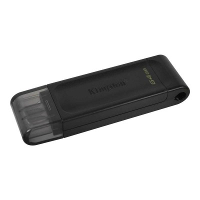 Флеш-накопичувач USB3.2 64GB Type-C Kingston DataTraveler 70 Black (DT70/64GB) Флеш-накопичувач USB3.2 64GB Type-C Kingston DataTraveler 70 Black (DT70/64GB)