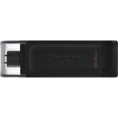 Флеш-накопичувач USB3.2 64GB Type-C Kingston DataTraveler 70 Black (DT70/64GB) Флеш-накопичувач USB3.2 64GB Type-C Kingston DataTraveler 70 Black (DT70/64GB)