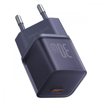Зарядний Пристрій Baseus GaN5S 30W Wall charger 1Type-C (P10162504213-00) White